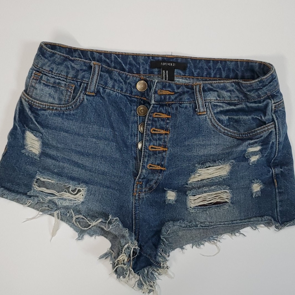Forever 21 Jean High rise shirt